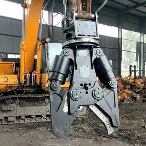 Cesoie Idrauliche Montate su Escavatore per Taglio Meccanico dell'Acciaio - Product Image 2