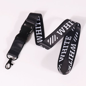 Personalisiertes Polyester-Schlüsselband mit Blauem Logo für Büro und Personal zum Großhandelspreis - Product Image 6