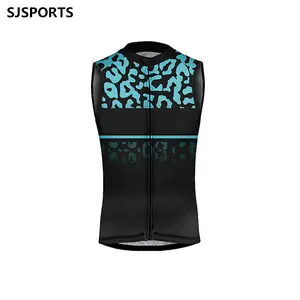 New High visibility reflective windproof cycling gilet jersey men women cycling windbreaker vest with back pocket