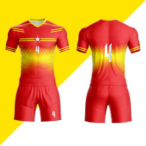 ชุดเสื้อฟุตบอลแบบเรียบชุดเสื้อฟุตบอลออกแบบได้ตามต้องการ - Product Image 5