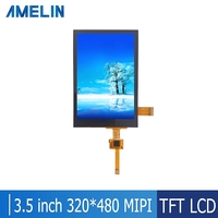 Écran LCD tactile capacitif de 3.5 pouces avec interface MIPI de résolution 320*480 Module d'écran à vue complète IPS