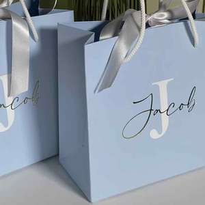 Bolsas de Papel Clásicas Personalizadas con Impresión UV y Asa de Seda para Relaciones con Antiguos Alumnos, Graduaciones y Reuniones Familiares - Product Image 3