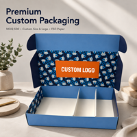 Boîte d'expédition personnalisée en carton premium avec inserts ajustables, marque privée et commandes en gros pour kits de beauté