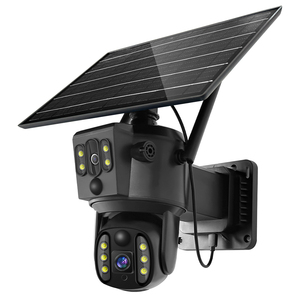 Caméra 4g intelligente de vision nocturne étanche IP65 système de caméra solaire domestique CCTV extérieur - Product Image 1