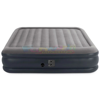 Matelas pneumatique pliable en PVC imperméable pour chambre à coucher, avec pompe intégrée, pour le camping et l'escalade en extérieur