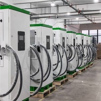 Estación de Carga Rápida CC Comercial de 120kW 240kW 300kW 400kW CCS2 CCS1 GBT CHAdeMO para Flotas de Vehículos Eléctricos con Certificación CE