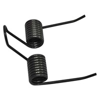 Ressort de torsion en acier au carbone industriel, ressort à double torsion personnalisé pour les charnières de porte de garage et les pièces de quincaillerie