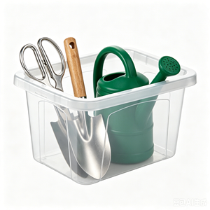 Dengbei Aufbewahrungsbox 10L Rechteckiger Transparenter Organizer Stapelbarer Behälter für Bürowerkzeuge BPA-frei Hochwertig - Product Image 6