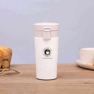 Stainless Steel Vacuum Tumbler With Lid Travel Mug 12-24 Hours Thermal Insulation Minimalist Design Red White Silver Black - Product Image 4