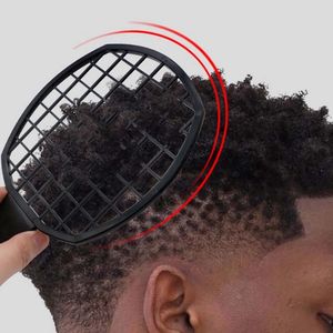 Peigne à cheveux bouclés <span class=keywords><strong>afro</strong></span> pour hommes, outil de coiffure professionnel à double extrémité pour permanente à chaud et torsades, idéal pour le sport et les loisirs - Product Image 2