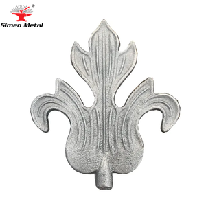 Punta de lanza de hierro forjado popular con componentes de hierro forjado de la <span class=keywords><strong>mejor</strong></span> calidad de superficie lisa - Product Image 4