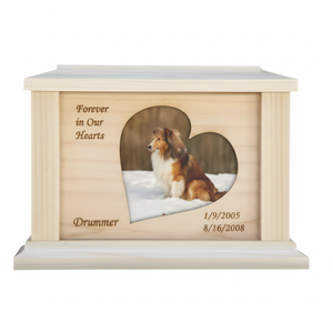 กรอบรูปที่ระลึกสำหรับสัตว์เลี้ยงทันสมัยทันสมัยทำจากเถ้ากระดูกของแมวและสุนัข - Product Image 1