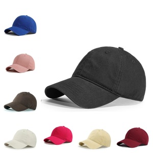 Gorra de béisbol de tela suave unisex, protección solar, sombrero de golf monocromático, ajuste regulable, para uso en exteriores - Product Image 1