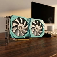 Video Card GTX 1660 Ti 6GB GDDR6 Dual Fan GTX 1660 SUPER 6G Gaming GPU for Desktop PC OEM Factory Direct Graphics Card