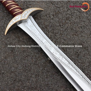 Modelo de Espada de los Elfos <span class=keywords><strong>del</strong></span> Señor de los Anillos, Réplica de Película y Animación, Simulación de Explosiones, Modelo de Plástico al por Mayor - Product Image 2