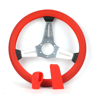 인기있는 새로운 범용 실리콘 자동차 핸들 커버 세트 자동차 방수 인테리어 액세서리 - Product Image 4