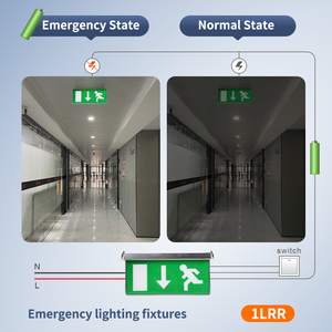 Luz <span class=keywords><strong>de</strong></span> Señalización <span class=keywords><strong>de</strong></span> Salida <span class=keywords><strong>de</strong></span> Emergencia para Evacuación y Seguridad contra Incendios, Luz LED <span class=keywords><strong>de</strong></span> Salida <span class=keywords><strong>de</strong></span> Emergencia con 3 Horas <span class=keywords><strong>de</strong></span> Autonomía, IP30 - Product Image 5