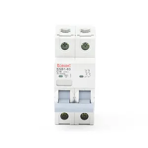 C60 C65 Miniatuur Circuit Breaker Mcb 1P 2P 3P 4P Mini 50/60Hz Ac mcb Goede Prijs KNB1-63 Fs Bakeliet IEC60898 240Pcs Cn; zhe Xlk