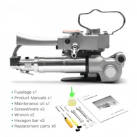 Machine pneumatique combinée XQD19 pour le soudage et l'emballage de bandes en PP et PET, outil de cerclage industriel en plastique