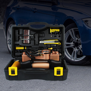 Car Dual Cylinder <b>Air</b> <b>Pump</b> 60L 35L Min 120W Portable Tire Inflator Kit For Cars - Product Image 1