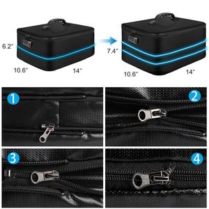 Sac de rangement portable OEM étanche et ignifuge avec serrure pour documents et certificats importants à domicile - Product Image 6