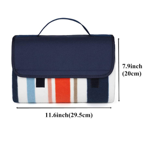 Nhà Máy Bán buôn tùy chỉnh thêm quá khổ cát miễn phí không thấm nước chống nắng xách tay cắm trại bãi biển dã ngoại <span class=keywords><strong>Mat</strong></span> chăn với túi - Product Image 2