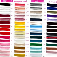 Ruban en satin chinois classique de 1 cm, nouveau style, pour la confection de sangles mère-enfant, la bordure de housse de couette textile de maison, la garniture de cheongsam et le ourlet de pantalon