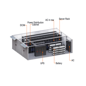 Offre Spéciale : Centre de Données Conteneurisé 40 pieds High Cube avec Boîtier de Distribution d'Énergie Triphasé, 12 Racks Serveurs <span class=keywords><strong>42U</strong></span> OEM pour la Réponse aux Catastrophes - Product Image 3