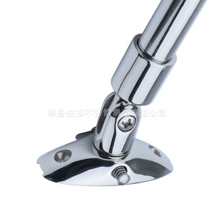 Base de acero inoxidable 316 para soporte marino de toldo, modelo Shining Ram Horn, para actualización y reacondicionamiento. - Product Image 4