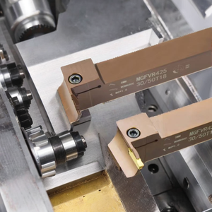 Precision Machining Carbide MGFVR MGFVR320 MGFVR325 7-Shaped Face Groove Cutter Double Head Turning <b>Tool</b> <b>Holder</b> CNC Lathe OEM - Product Image 2