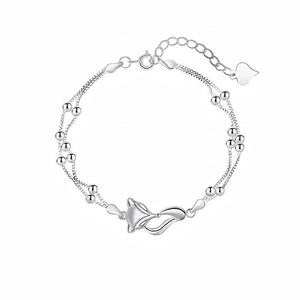 Braccialetto Trendy da Donna Sang Zhi <span class=keywords><strong>con</strong></span> Design Unico, Versatile, <span class=keywords><strong>con</strong></span> Perline e <span class=keywords><strong>Volpe</strong></span>, Regalo di Compleanno per Studentesse, Placcato Oro Stile Linghu - Product Image 1