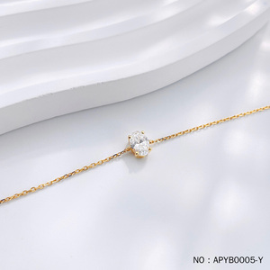 <span class=keywords><strong>Bracelet</strong></span> en or 18 carats avec <span class=keywords><strong>diamant</strong></span> de laboratoire DK 1CT pour les mariages ou les fêtes de cadeaux, simplicité et luxe accentués par des diamants - Product Image 3