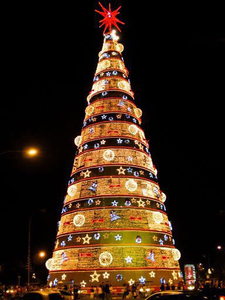 8-30ft pra-pengapian desain pemrograman, perubahan pencahayaan, Hari Natal dekorasi luar ruangan, bingkai besi, mewah pohon Natal - Product Image 5