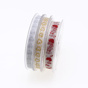 Xicheng Qixi Festival <span class=keywords><strong>di</strong></span> san valentino nastro <span class=keywords><strong>di</strong></span> garza <span class=keywords><strong>di</strong></span> <span class=keywords><strong>neve</strong></span>, Vermicelli spruzzati a <span class=keywords><strong>cuore</strong></span> <span class=keywords><strong>di</strong></span> pesca, confezione regalo <span class=keywords><strong>di</strong></span> fiori costata intrecciata - Product Image 2