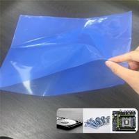 Sac plat transparent en PE de haute qualité, épaissi, résistant à l'humidité, antistatique, protection ESD, recyclable, pour le rangement des écouteurs et des composants électroniques
