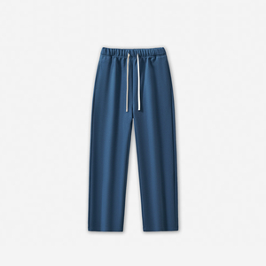 HEPL011, pantalones de algodón polar de 360gsm de peso pesado, corte de pierna recta para apilar sobre calzado, pantalones de chándal OEM de gran tamaño, 1 Uds. - Product Image 4