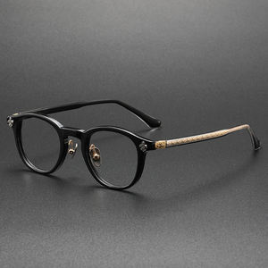 Gafas Ópticas <span class=keywords><strong>de</strong></span> Lujo <span class=keywords><strong>de</strong></span> la <span class=keywords><strong>Marca</strong></span> Harry Designer, Montura <span class=keywords><strong>de</strong></span> Acetato Transparente con Lentes Impresas, Accesorios <span class=keywords><strong>de</strong></span> <span class=keywords><strong>Ropa</strong></span> Premium para Hombre - Product Image 3