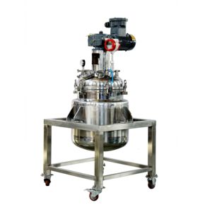 Réacteur chimique en acier inoxydable bibo 100L à polissage haute performance (Cuve de réaction) avec moteur semi-automatique haute productivité - Product Image 2