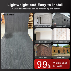Dalles murales modernes <span class=keywords><strong>Twix</strong></span> Flexible Stone Big Slab pour intérieur/extérieur, légères, antidérapantes, écologiques - Product Image 2