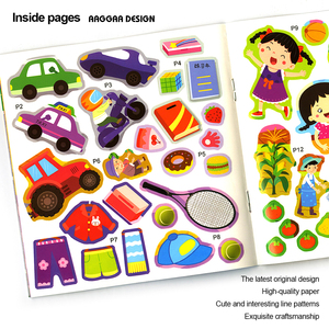 Livres pour enfants imprimés sur mesure, jouets, livres d'autocollants, livres de coloriage, supports imprimés, étiquettes, pour le développement intellectuel - Product Image 3