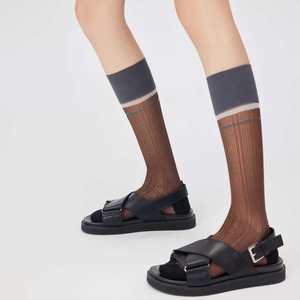 Nouvelle arrivée respirant tissé maille filet équipage <span class=keywords><strong>bas</strong></span> femmes filles <span class=keywords><strong>Funky</strong></span> Patchwork chaussettes légères - Product Image 5