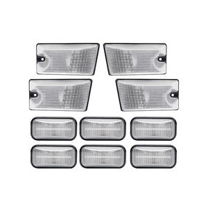 Ailead Factory Wholesale Clear Lens 10PCS Yellow & Red Light LED Cab Roof Light Kit pour <span class=keywords><strong>Hummer</strong></span> H2 2003-2009 Pour H2 SUT 2005-2009 - Product Image 1