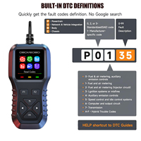 Escáner de Diagnóstico Automotriz Profesional ACETOP ACEK1 de 12V OBD2 con Función Freeze Frame y Lector de Códigos de Error del Motor, Garantía de 2 Años