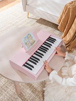 Popular Toy Wooden Cute Kids Piano 37 Keys Electronic Organ Children Music Educational Keyboard 2.2CM Standard Keys on Sale