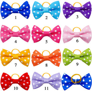 Nouvelle vague Point arc cheveux corde coiffure coton accessoires pour animaux de compagnie pour chiens et chats imprimé motif Animal Bandanas et chapeaux - Product Image 6