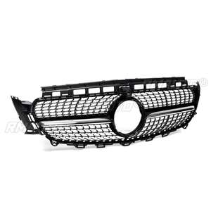 Calandre avant supérieure style diamant/GTR pour Mercedes-Benz W213 E200 E300 E400 E43 AMG 2016-2018 – Calandre de course pour radiateur - Product Image 3