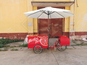 Carrito expendedor de helados, bicicleta con batería, tienda de alimentos, carrito expendedor de bicicletas eléctricas - Product Image 5