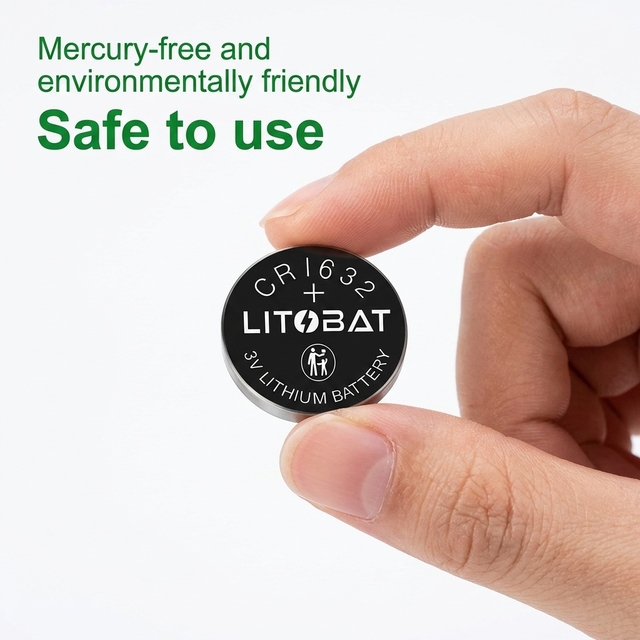 OEM Wholesale Lithium Primary Battery 3V CR1632/CR1654/CR1220 for Power Tools Flashlight Remote Control & Toys