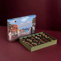Emballage en carton de haute qualité OEM/ODM Boîte cadeau pour chocolat aux dattes rouges