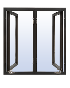 Ventana de Aluminio de Lujo para Baño, Diseño de Ventana de Granero con <span class=keywords><strong>Espejo</strong></span>, Impermeable, para Interiores del Hogar - Product Image 6